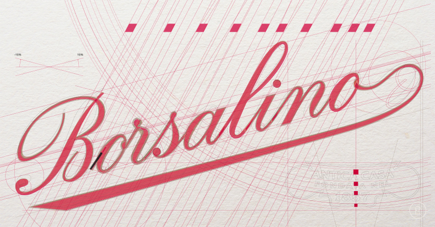 BORSALINO LOGO CONSTRUCTION