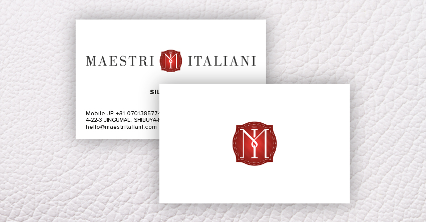 MAESTRI ITALIANI BUSINESS CARDS