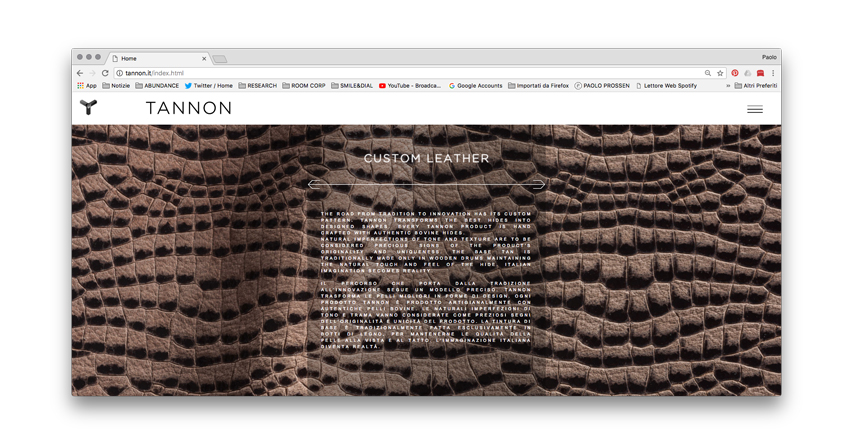 Paolo Prossen Creates Portfolio